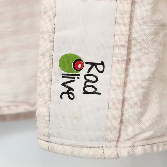 Rad Olive Upcycled Bleach Dipped Purple Checked Button Down Shirt Women XL - Picture 2 of 7